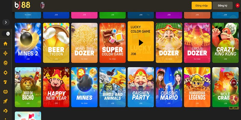Có đa dạng các thể loại game nổ hũ hấp dẫn
