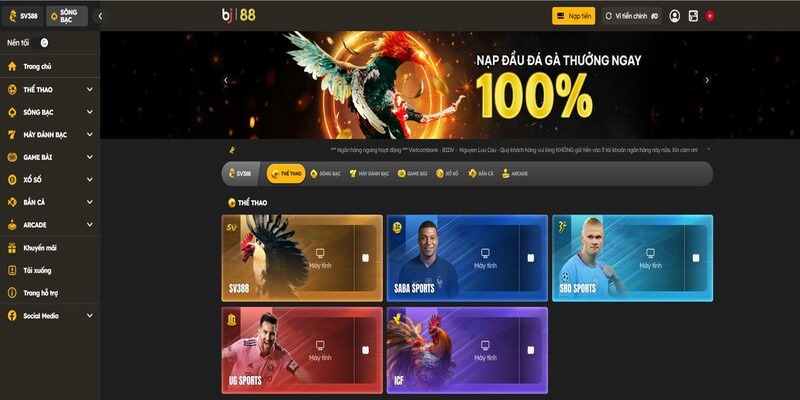 Rút tiền BJ88 thông qua thẻ cào điện thoại