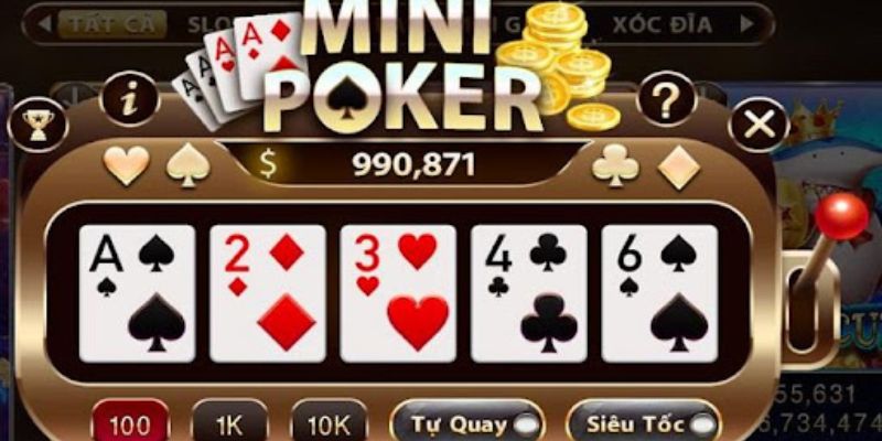 Mini Poker BJ88 - Sự Kết Hợp Giữa Poker và Slot Machine