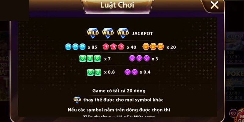 Luật chơi Kim Cương BJ88