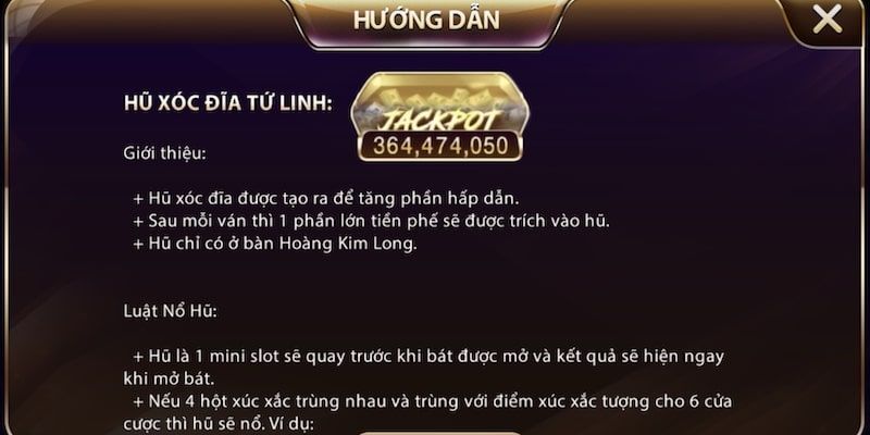 Tỷ lệ BJ88 trả thưởng xóc đĩa Tứ Linh