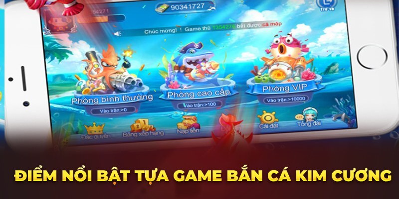 Hệ thống đổi thưởng đa dạng tại bắn cá Kim Cương 