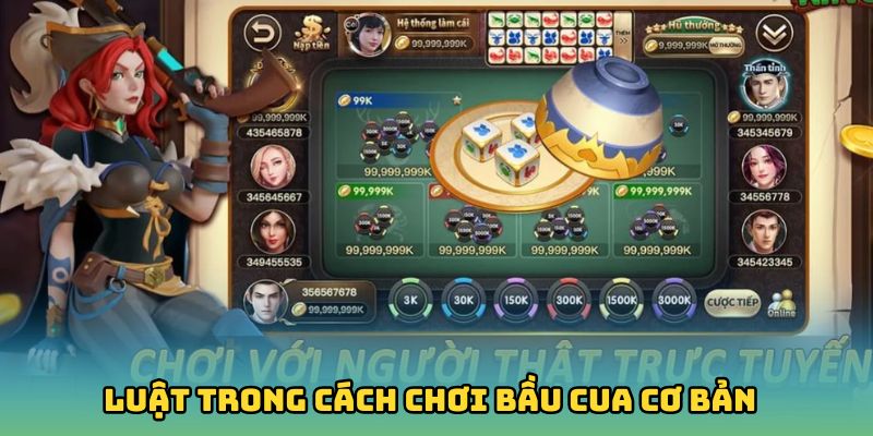 Luật trong cách chơi bầu cua cơ bản 