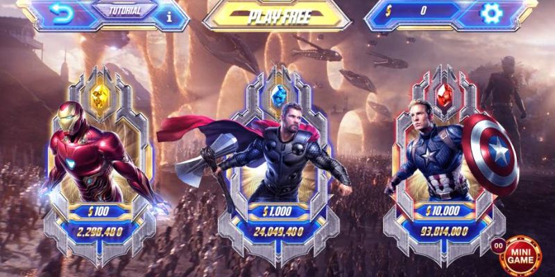 Luật chơi chi tiết trong nổ hũ Avengers Bj88