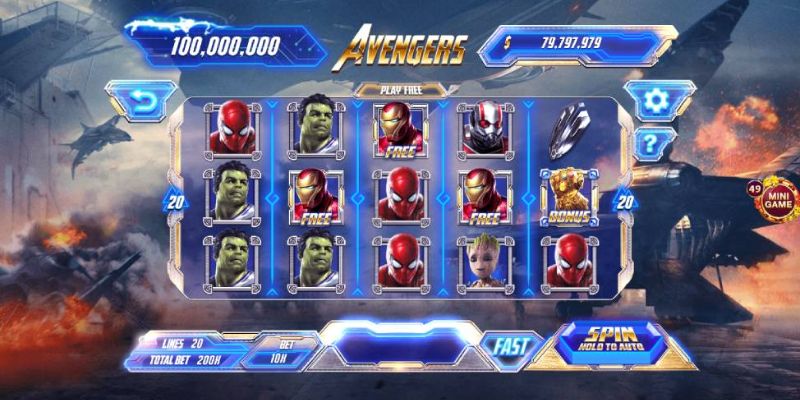 Sân Chơi Nổ Hũ Avengers Hấp Dẫn Hàng Đầu 2025 Tại Bj88