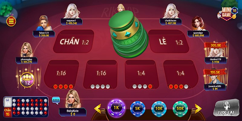 Anh em đánh xóc đĩa chẵn lẻ nên lựa chọn mức cược thấp 