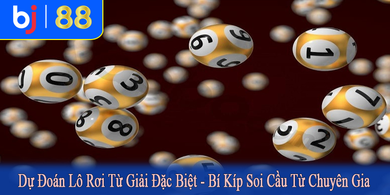 dự đoán lô rơi từ giải đặc biệt